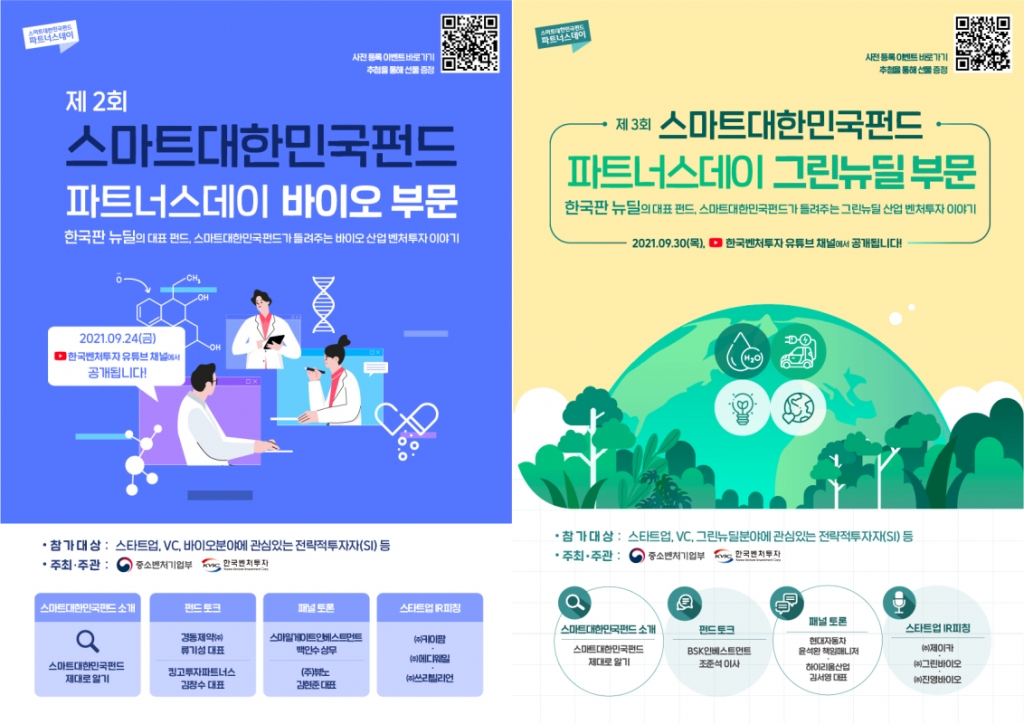 KVIC, 바이오·그린뉴딜 벤처투자정보 영상으로 공개한다