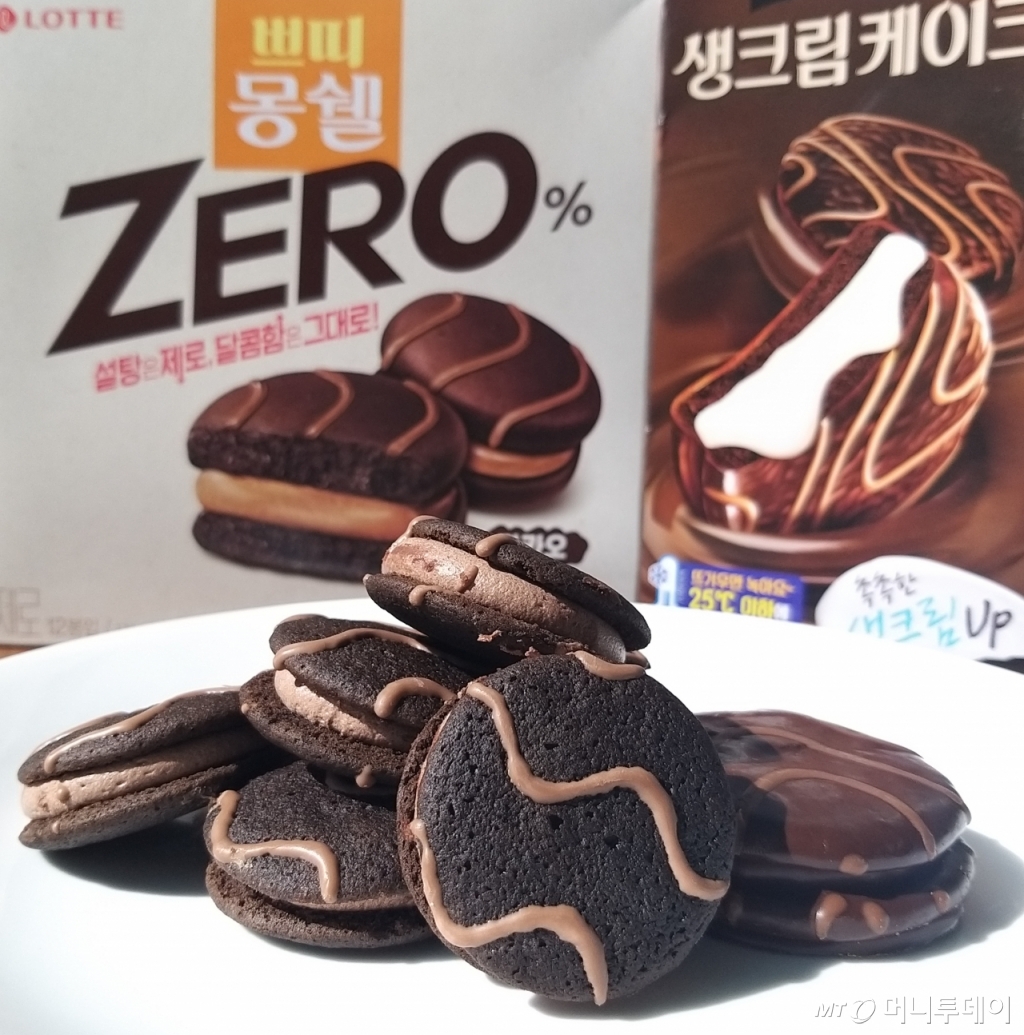 쁘띠몽쉘 제로 제가 먹어봤습니다…설탕없이 이런 맛? 초코코팅은?