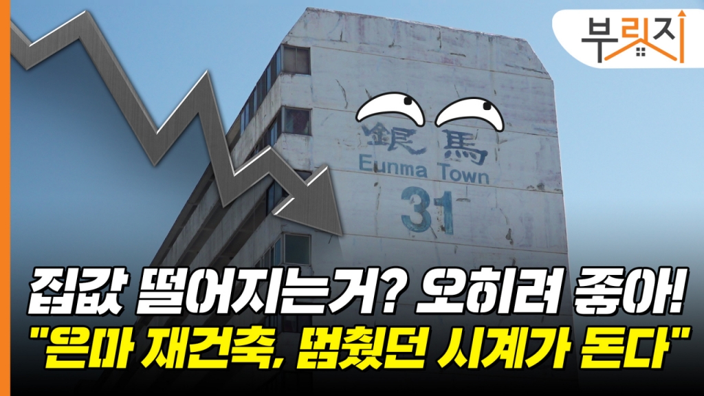 6억 뚝 은마 웃는 이유…집값 급락이 재건축 청신호 켰다?[부릿지]