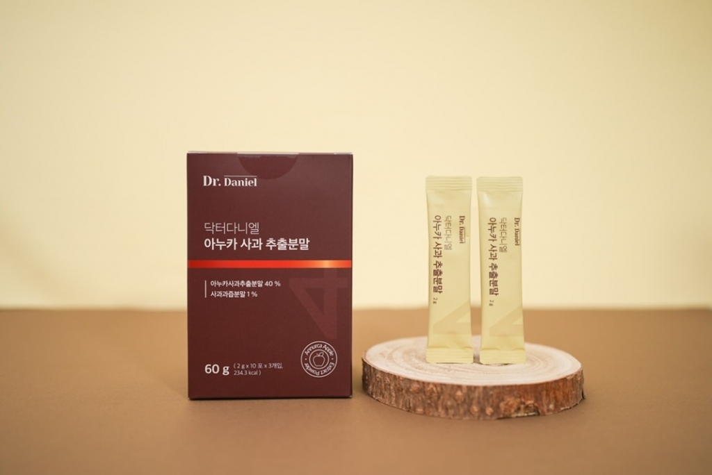 건강기능식품 닥터다니엘, 아누카 사과 추출분말 함유