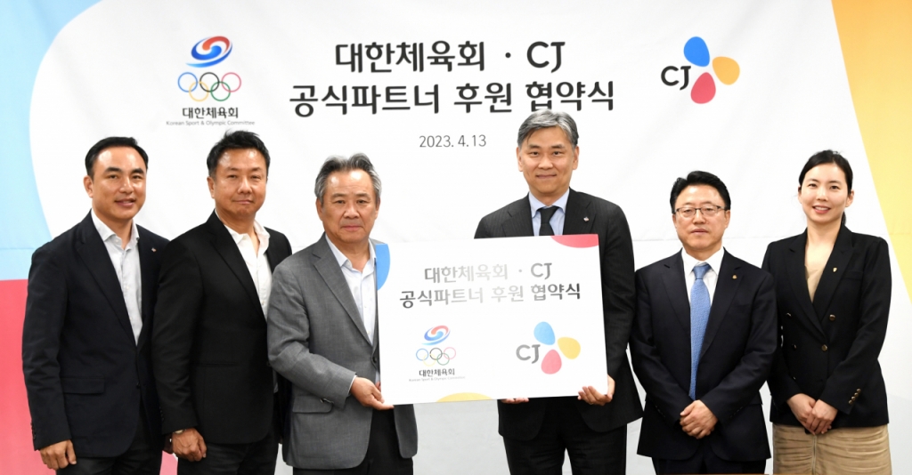 CJ, 파리올림픽까지 팀코리아 후원...K컨텐츠 확산 교두보
