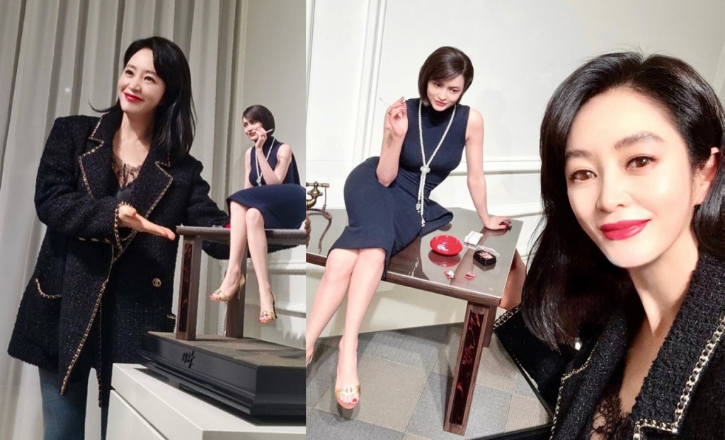 누가 인형이지?…김혜수, 389만원 타짜 정마담 피규어 인증