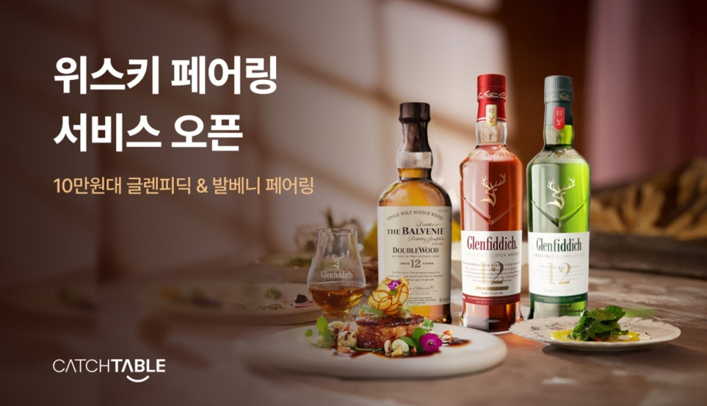 캐치테이블, 콜키지 프리 위스키 페어링 서비스 오픈