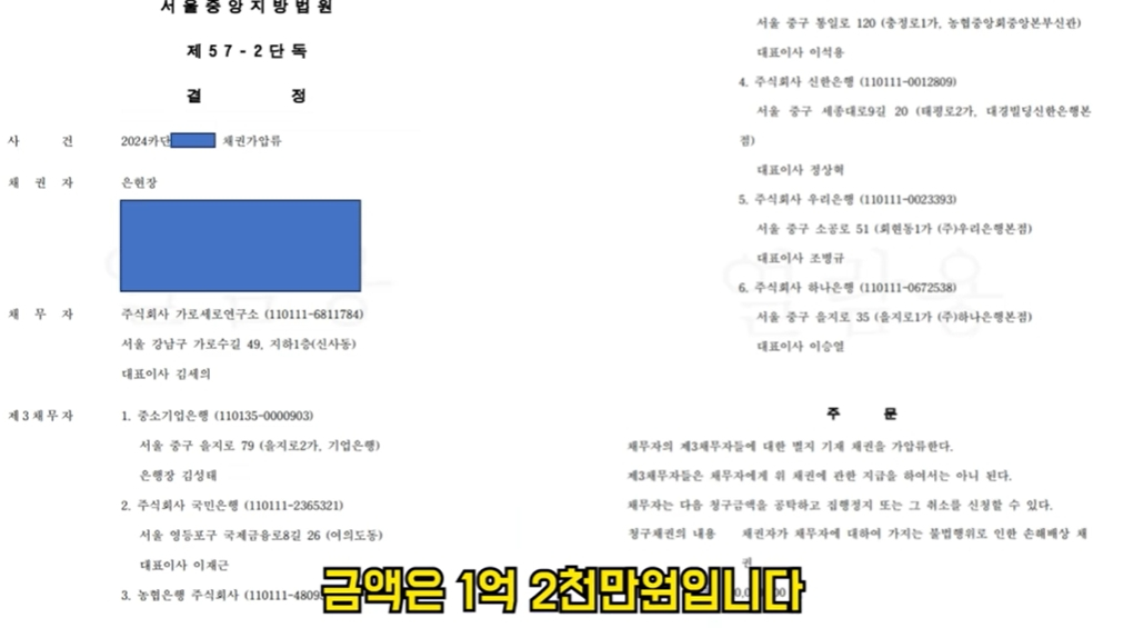 가세연 김세의, 통장 6개 가압류…장사의신 