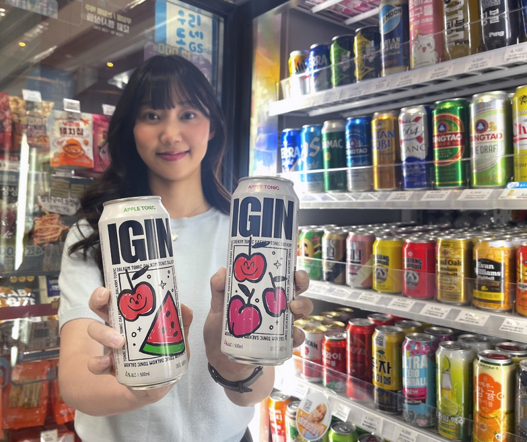 예산 사과로 만들었다...GS25, IGIN 애플토닉 출시