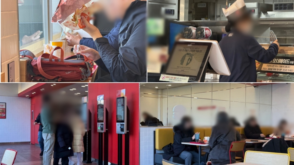 옆사람 말 다 들리는데, 계엄 논의?…롯데리아 찾은 시민들 갸우뚱 [르포]