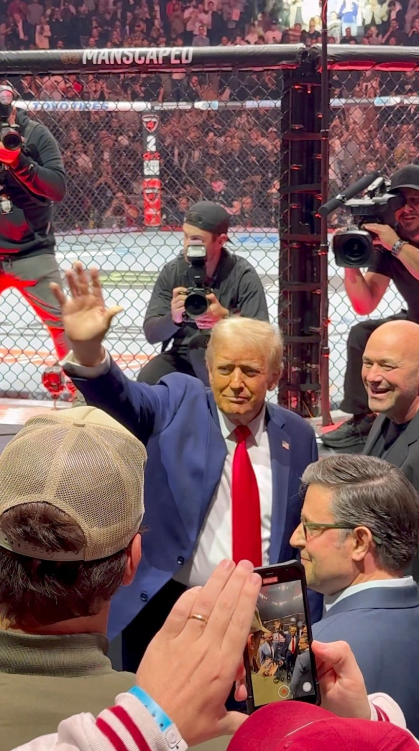 트럼프 "내년 백악관에서 UFC 개최…미국 독립 250주년 기념"