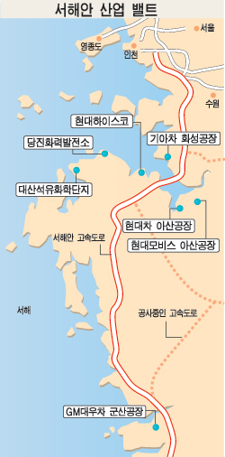 서해벨트 산업중심으로 부상