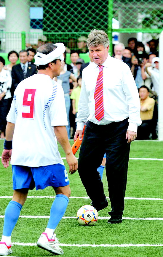 히딩크 시각장애아 덕분에 오히려 내가 눈을 떴죠