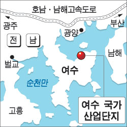 여수산업단지, 정전피해 1천억대