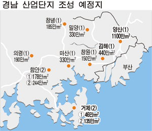 경남, 산업단지 11곳 새로 만든다