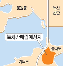 부산 눌차만 124만㎡ 매립, 물류 거점ㆍ관광지로 개발