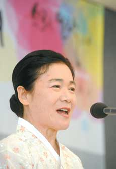 전주세계소리축제 조직위원장 명창 안숙선