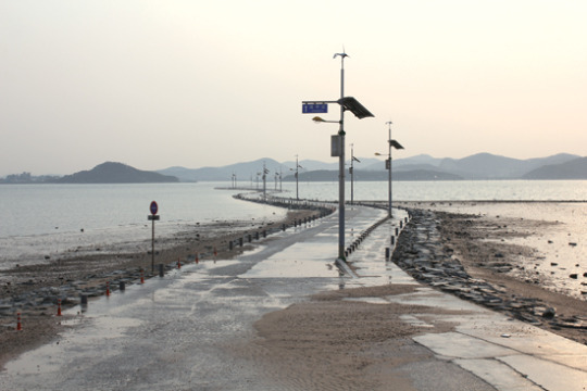 갈라지는 바다 신기신기 제부도