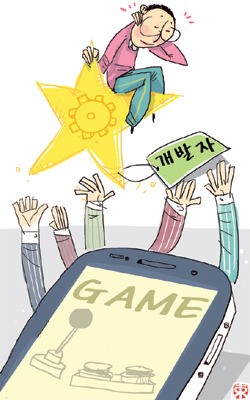 모바일게임 개발자 구하기 `하늘의 별따기`