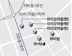 서울 가산아웃렛 패션타운 경쟁