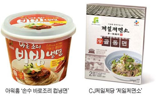 [캠핑용 간편식] 야외서 즐기는 냉면맛 `살아있네`