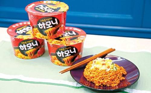 농심 `하모니` 찰고추장·숯불구이맛의 조화