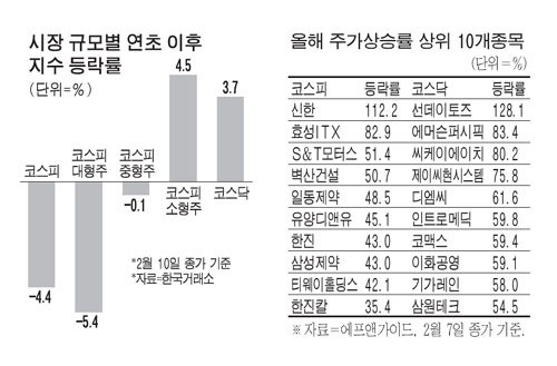헬스케어·게임 중소형株 `진격`