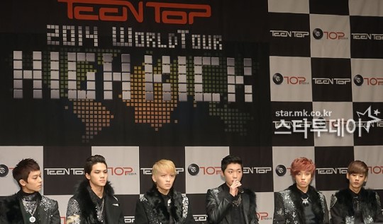 [포토]틴탑, `월드투어 기대해 주세요!`