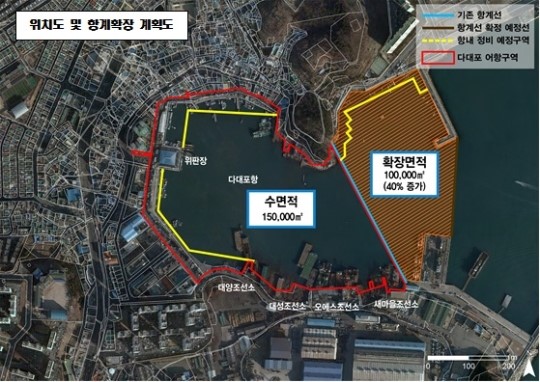 부산 다대포항, 1천억원 투입 다기능어항(복합형)으로 개발
