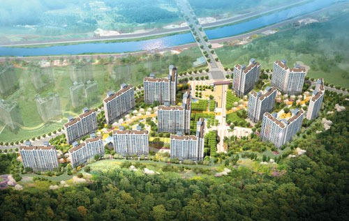 한미 아파트 배치도