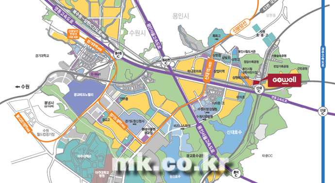호수에 홀린 광교신도시…‘혁신학교’도 가세