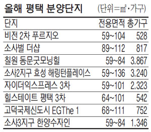 떠오르는 평택 `전국구 분양`