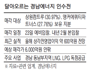 경남에너지 인수전도 `불꽃`…KDB인프라 등 국내외 큰손 20여곳 눈독