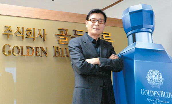 박용수 골든블루 회장 원액 국산화로 `코리안 위스키` 꿈꿔요