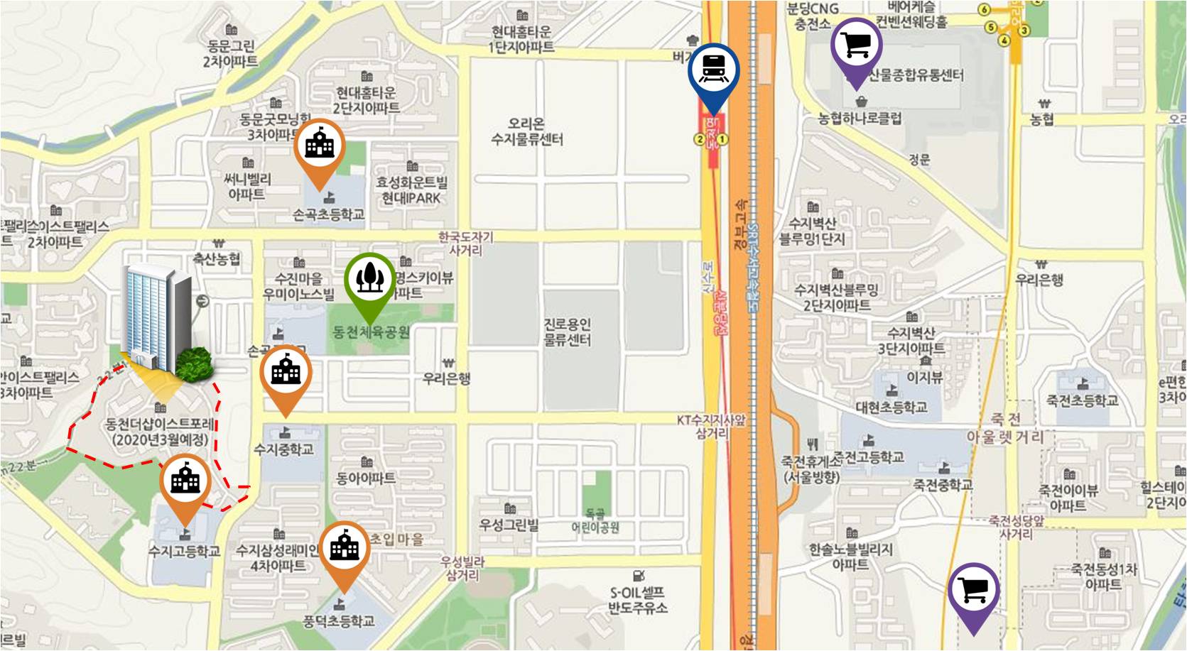 ‘신 DTI’ 앞두고 중도금 무이자 단지 인기… 수지구 ‘동천더샵이스트포레’