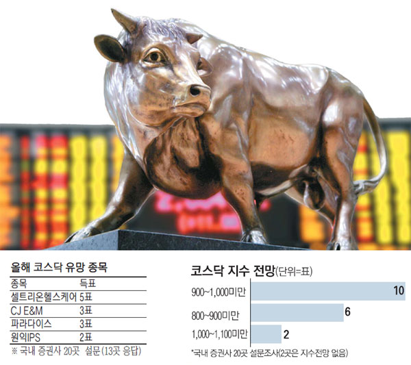 황소 등에 올라탄 코스닥…코스피는 3000돌파 시도