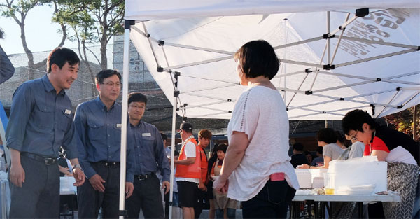 [포토] 화재피해 주민 돕는 현대오일뱅크