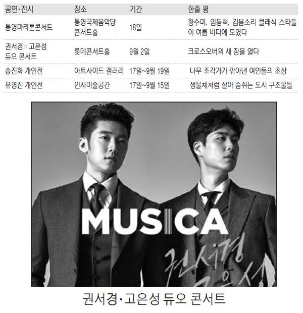 [표] 주말 공연·전시 뭘볼까