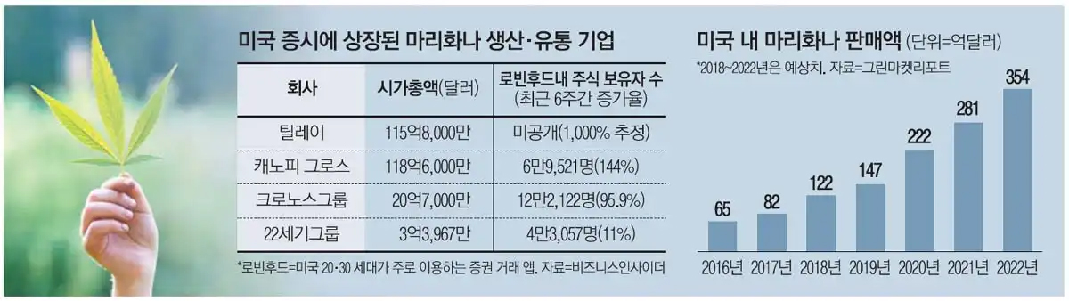 美 2030 마리화나 투자하는 `그린러시` 열풍
