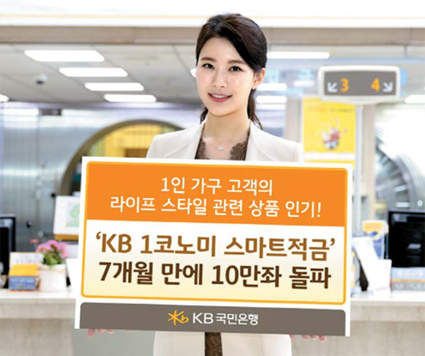 [돈되는 금융상품] KB국민은행 1인 가구 맞춤형 특화상품 `1코노미 스마트적금`