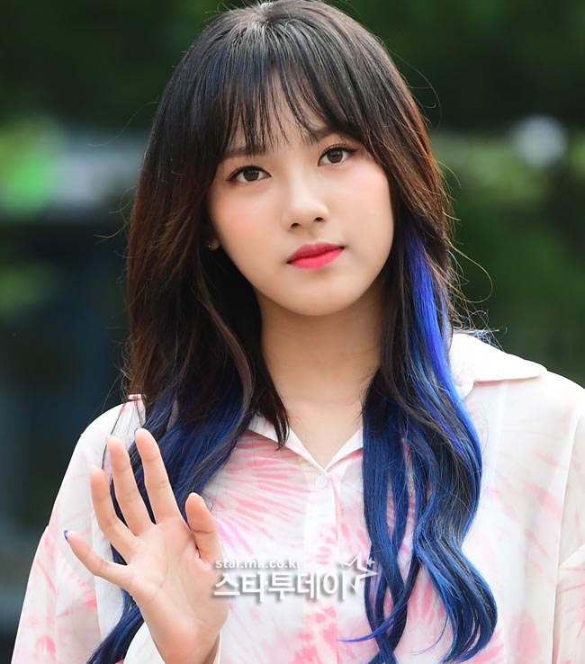 [포토] 소소, 파란 머리결 포인트
