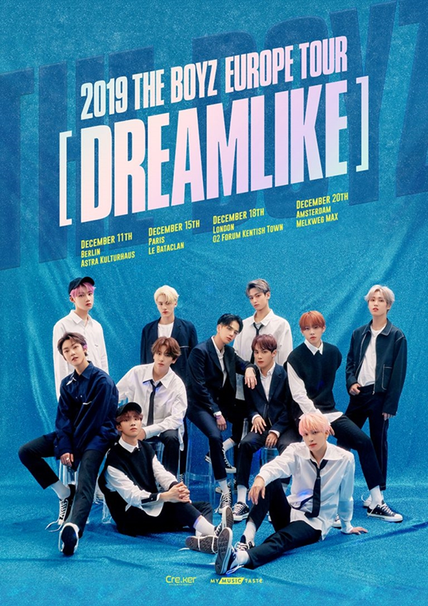 더보이즈, 데뷔 첫 유럽 투어 확정…4개국 현지팬 만난다