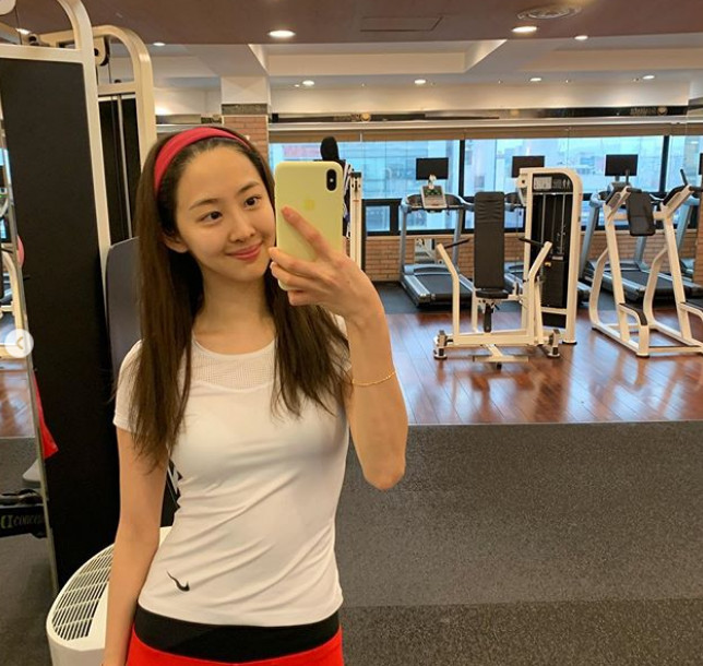 다솜, `개미 허리+늘씬 각선미` 비결은...운동하자