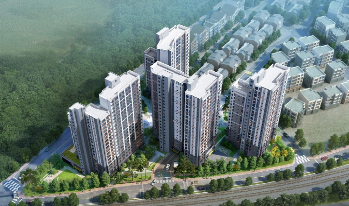 휴먼빌 아파트 투시도