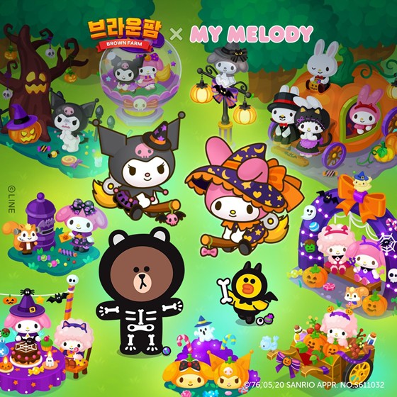 모바일 소셜게임 ‘브라운팜’, 마이멜로디 콜라보