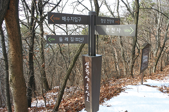 [Dear My Walking] 야트막한 정상에 펼쳐진 너른 겨울 한강 경기도 파주 심학산