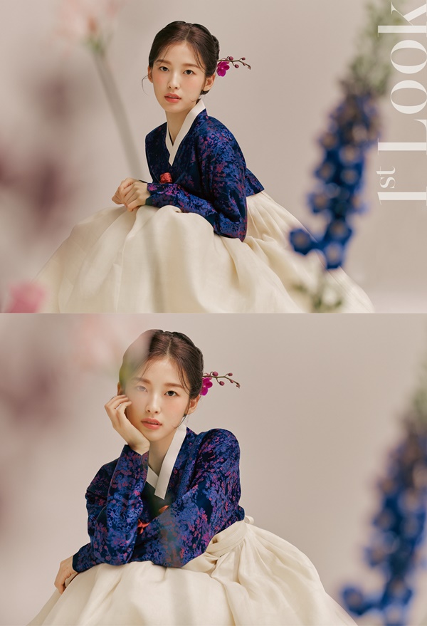 오마이걸 아린 한복 화보…롤모델 수지 오마주