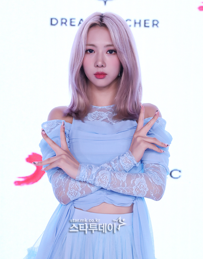 [포토] 유현, 몽환적 헤어스타일