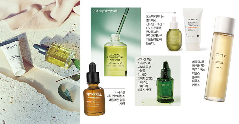Summer Essence…에센스와 세럼의  여름 솔루션
