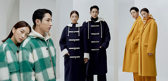 인디에프 컴젠, 이수혁X지이수와 함께한 21FW 광고 캠페인 공개
