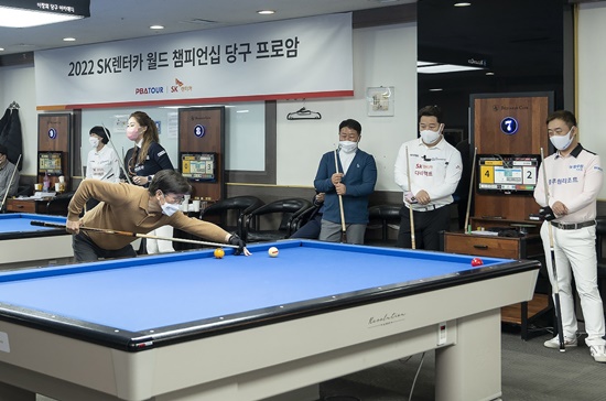 강동궁 조재호 김가영 “당구스타에게 배우니 귀에 쏙쏙” SK렌터카 당구프로암