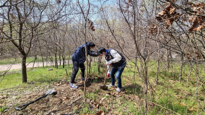 중소기업유통센터, 도시숲 조성을 위한 나무 옮겨심기 봉사활동