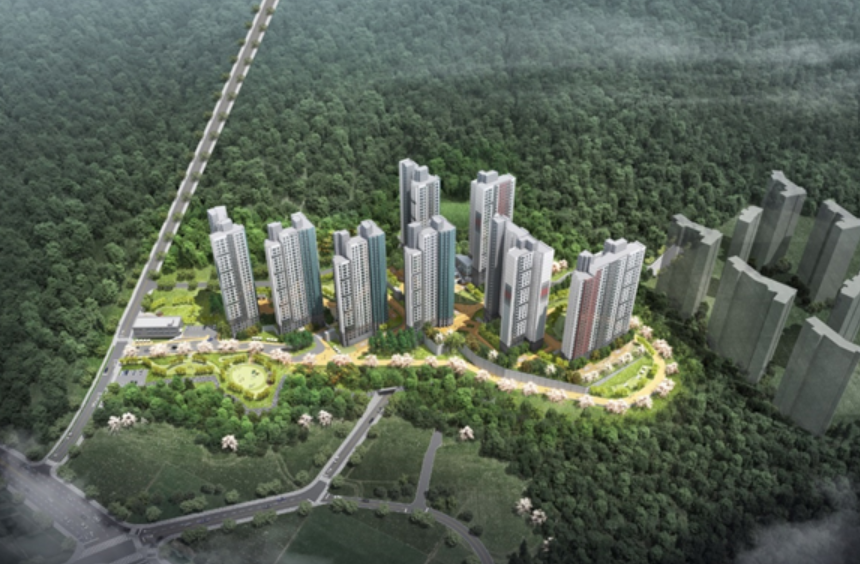 프라임 아파트 조감도