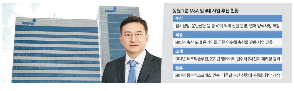 김남정 매직… 동원그룹 미래 4대 핵심사업으로 바꾼다